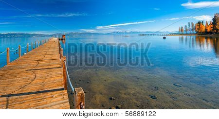 Pier In A Lake