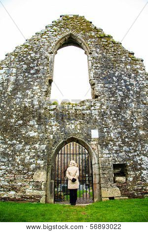Kilcrea, Ireland - November 28: Kilcrea Friary On November 28, 2012 In Co.cork, Ireland
