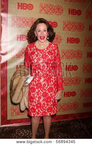 vLOS ANGELES - JAN 12:  Nikki Haskell at the HBO 2014 Golden Globe Party  at Beverly Hilton Hotel on January 12, 2014 in Beverly Hills, CA