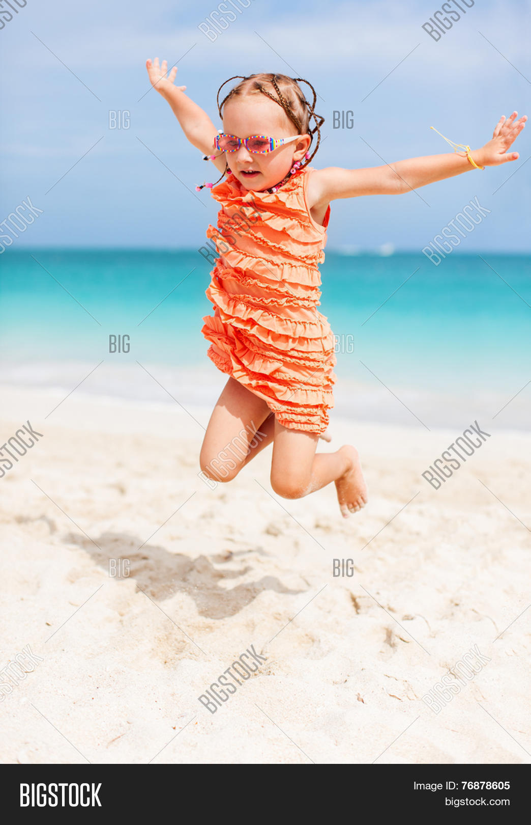 Happy Little Girl Image & Photo (Free Trial) | Bigstock