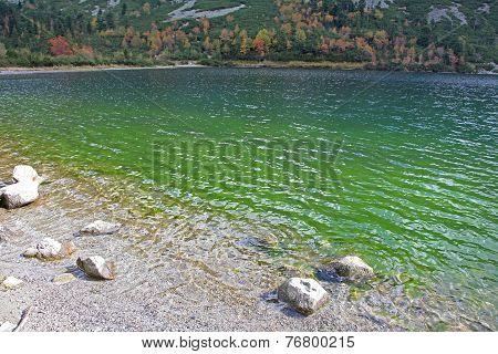 Popradske pleso - tarn in High Tatras,Slovakia