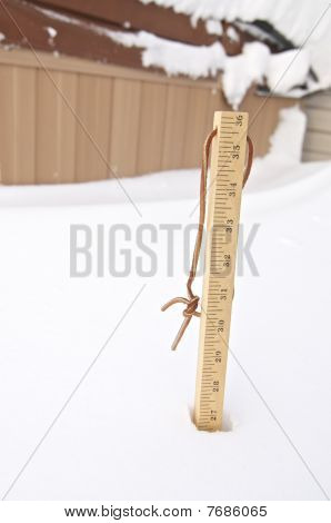 Nevicata di misurazione Stick