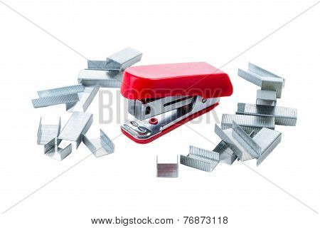 Red Mini Stapler