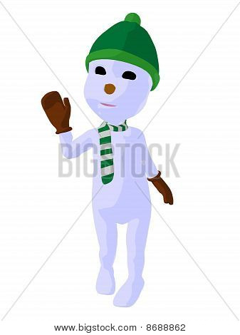 Snowboy Kunst Abbildung
