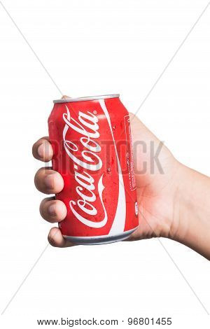 KUALA LUMPUR, MALAYSIA - AUGUST 30, 2015: Coca-cola maintain market leadership in the cola segment