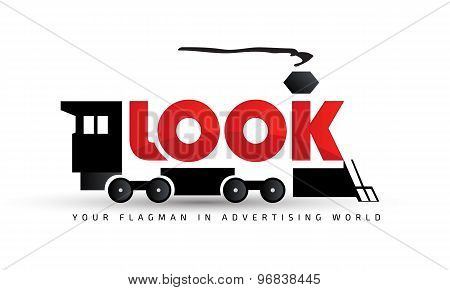 Logo template, creative, PR, transportation