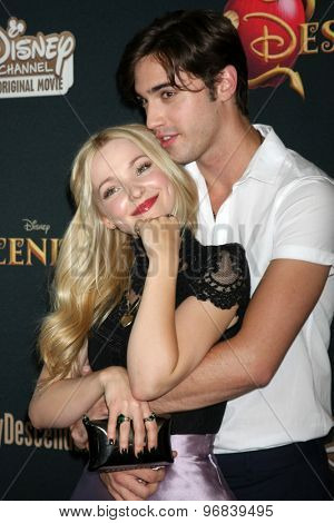 LOS ANGELES - JUL 24:  Dove Cameron, Ryan McCartan at the 