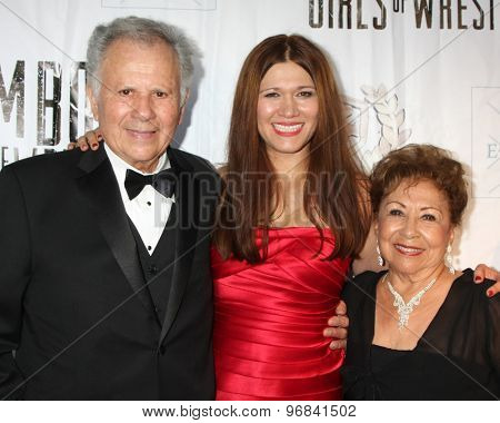 LOS ANGELES - JUL 23:  Carolin Von Petzholdt, parents at the 