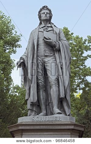 Statue Of Johann Christoph Friedrich Von Schiller