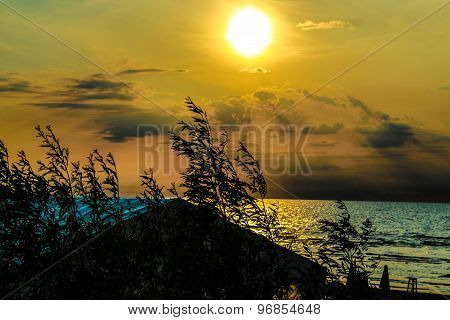 Sunset, Baltic sea