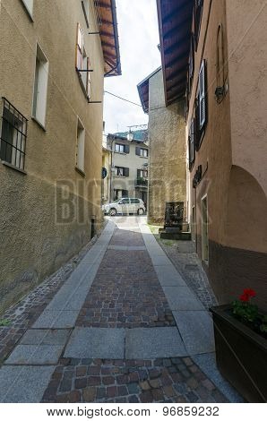 Italian Alpine urban commune of Ponte di Legno
