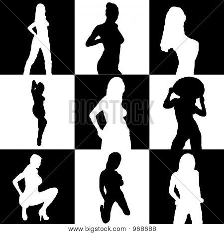 Sexy Ladies 9 Square