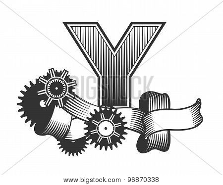 Vector Vintage Letter