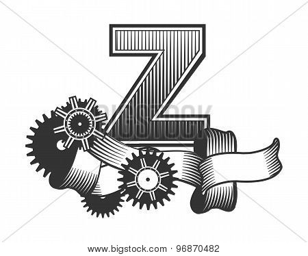 Vector Vintage Letter