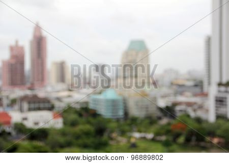 Blury Modern Building