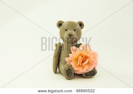 Wooden Teddy Bear Toy
