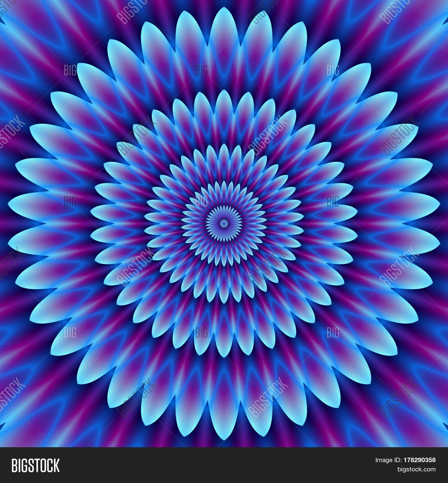 Psychedelic Blue Image & Photo (Free Trial) | Bigstock