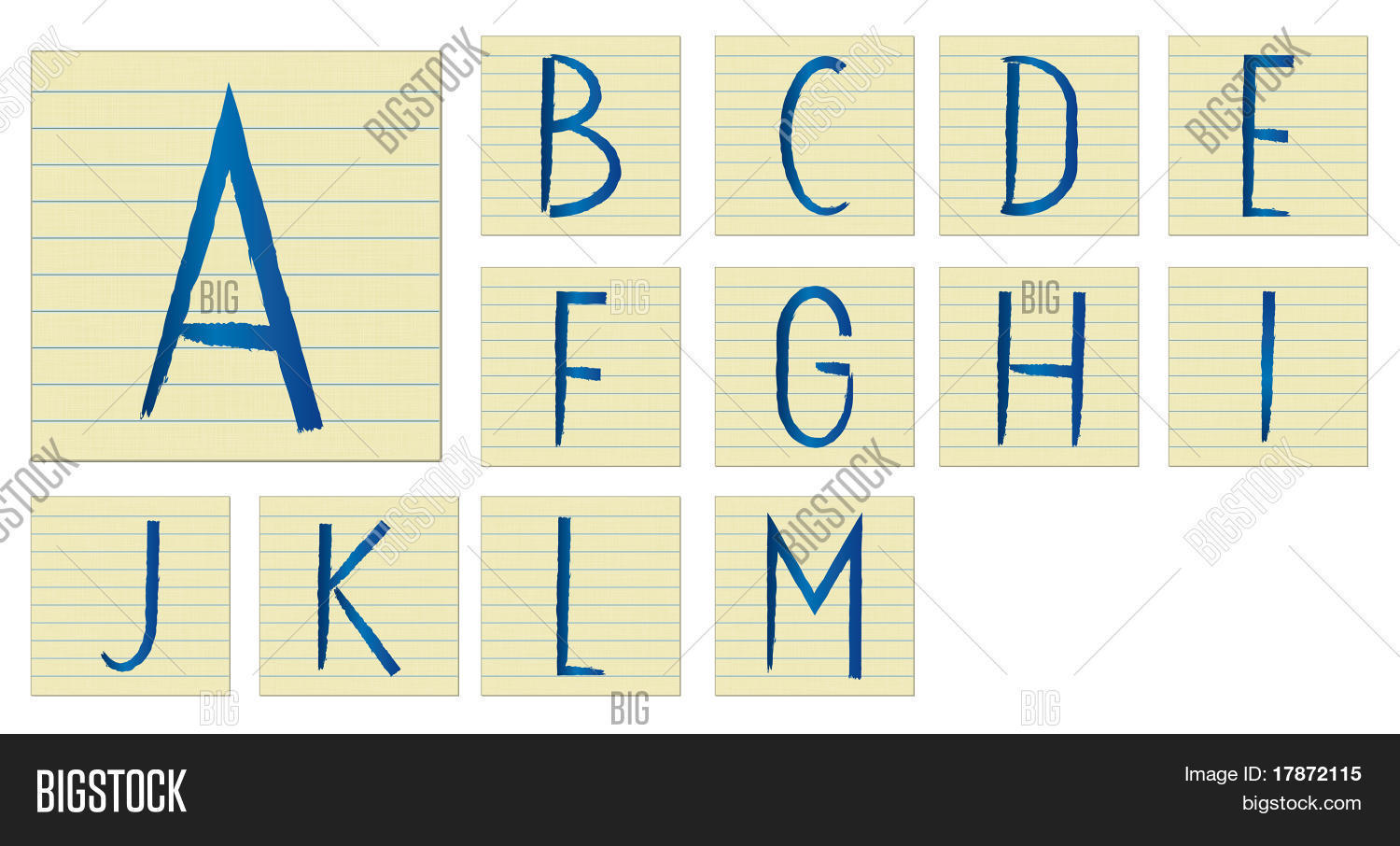 Lined Paper Notes Vector & Photo (Free Trial) | Bigstock