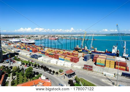 The Commercial Port Of Durres