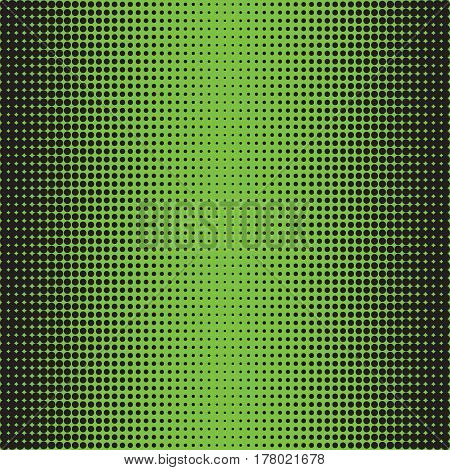 Halftone Dots. Black dots on green Background. Halftone Texture. Halftone Dots. Halftone Effect. Vector. Background halftone. Comic book background