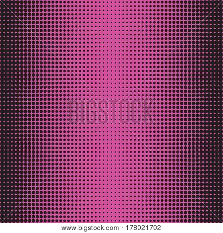 Halftone Dots. Black dots on pink Background. Halftone Texture. Halftone Dots. Halftone Effect. Vector. Background halftone. Comic book background