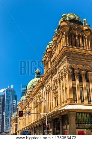 Queen Victoria Building in Sydney, built in 1898. Australia, New South Wales