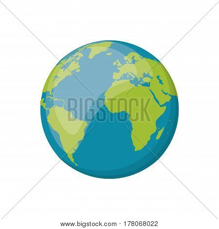 earth planet space image vector illustration eps 10