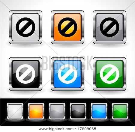 Knoppen voor het web. Vector.