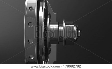 Car disk brake, 3d rendering, 3d model