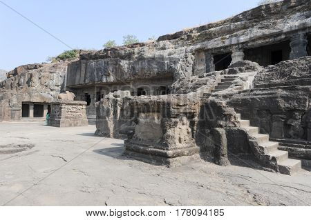 Ellora Caves Near Aurangabad In India