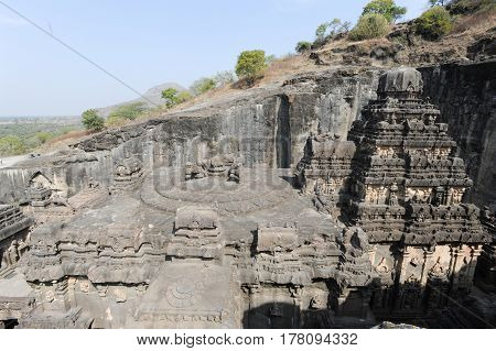 Kailas Temple In Ellora, Maharashtra State