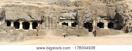 Ellora Caves Near Aurangabad In India