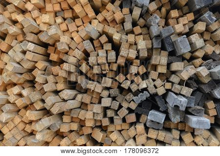 texture, wood, firewood, wall, stone square board