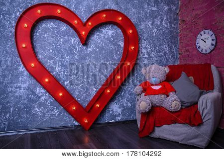 heart room valentine romance indoors pink interior