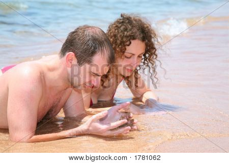 Coppia al mare