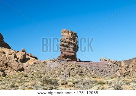 Roque Cinchado In Tenerife, Spain