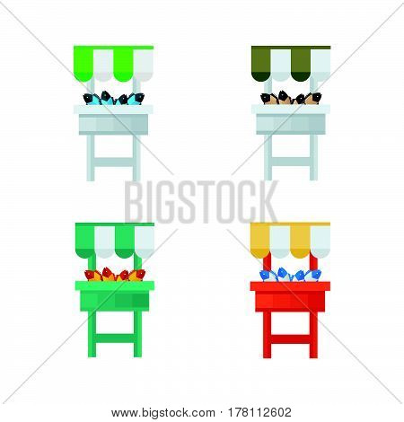 Fresh Fish in Market Vector vector design support eps 10.