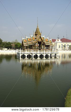 Aisawan Dhiphya-Asana Pavilion Bang Pa-In Summer Royal Residence Thailand Ayutthaya