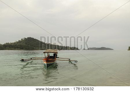 Landscape View of Pagang Island, West Sumatera