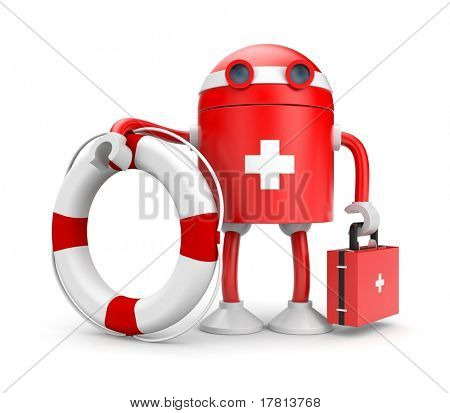 หุ่นยนต์กับ lifebuoy