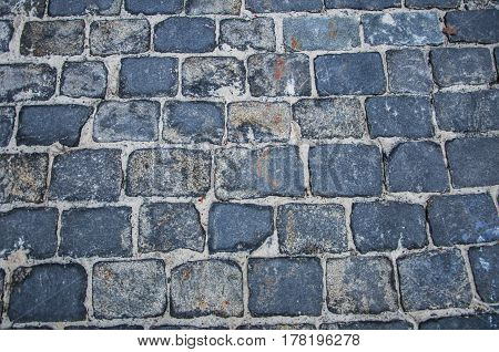 Old street at night Cold Spring paving