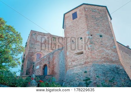 Malatesta Castle in Santarcangelo Romagna Italy Europe