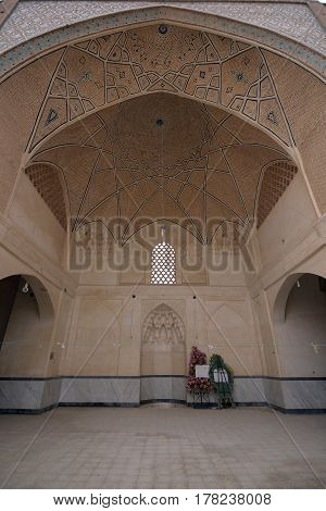 Noushabad and ancient underground city, Aran va Bidol, Kashan, Esfahan, Iran, March 23, 2017,  is considered one of the masterpieces of ancient architecture.