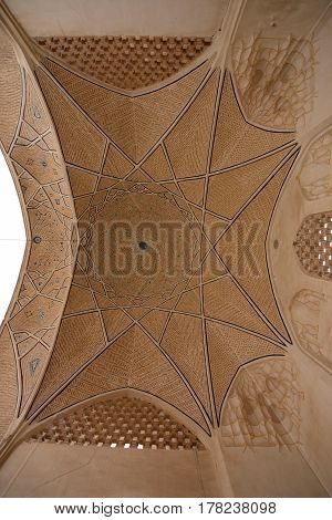 Noushabad and ancient underground city, Aran va Bidol, Kashan, Esfahan, Iran, March 23, 2017,  is considered one of the masterpieces of ancient architecture.