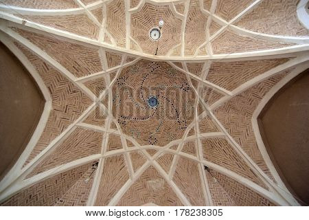Noushabad and ancient underground city, Aran va Bidol, Kashan, Esfahan, Iran, March 23, 2017,  is considered one of the masterpieces of ancient architecture.