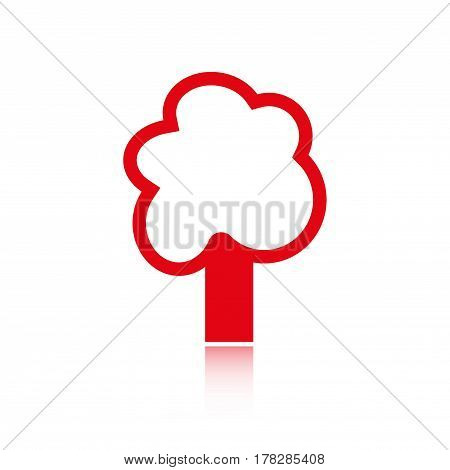 tree icon stock vector illustration flat design