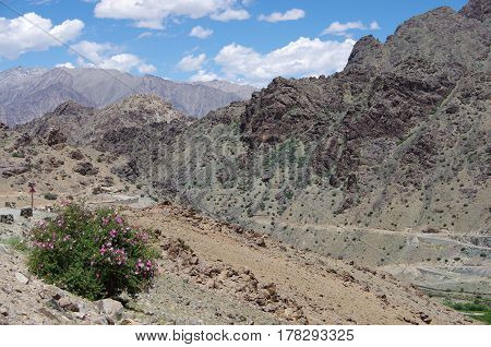 Beautiful landsape near Kargil in Ladakh, India