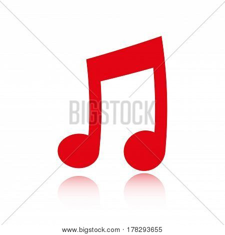 music icon stock vector illustration flat design