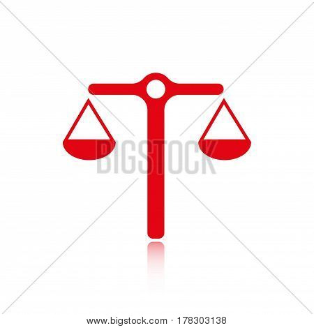 scales icon stock vector illustration stock vector illustration flat design
