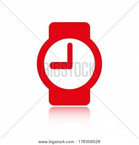 wristwatch icon  stock vector illustration flat design